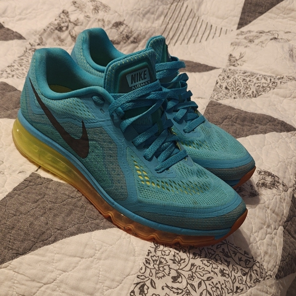 Nike Air Max Mens Size 11 Teal/Turquoise - Picture 2 of 5